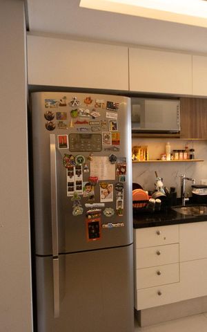 Apartamento à venda com 63m², 2 quartos e 1 vagaCozinha e Área de Serviço