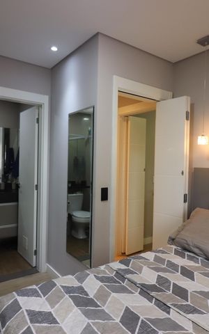 Apartamento à venda com 74m², 2 quartos e 2 vagasQuarto 2 - Suíte