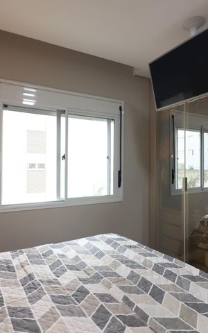 Apartamento à venda com 74m², 2 quartos e 2 vagasQuarto 2 - Suíte