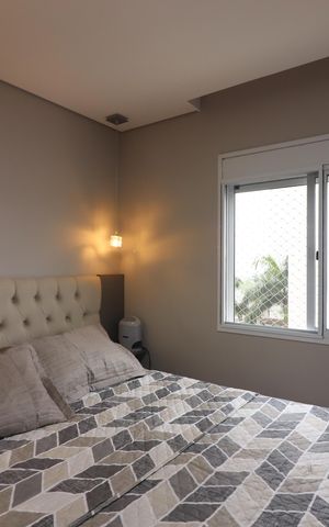 Apartamento à venda com 74m², 2 quartos e 2 vagasQuarto 2 - Suíte
