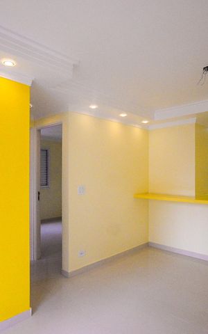 Apartamento à venda com 46m², 2 quartos e 1 vaga Apartamento à venda com 46m², 2 quartos e 1 vagaSala