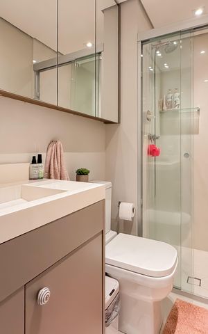 Apartamento para alugar com 50m², 2 quartos e 1 vaga Apartamento para alugar com 50m², 2 quartos e 1 vagaBanheiro