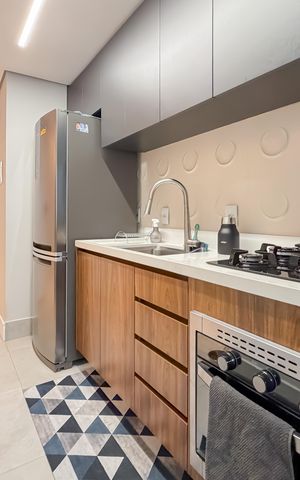 Apartamento para alugar com 50m², 2 quartos e 1 vaga Apartamento para alugar com 50m², 2 quartos e 1 vagaCozinha