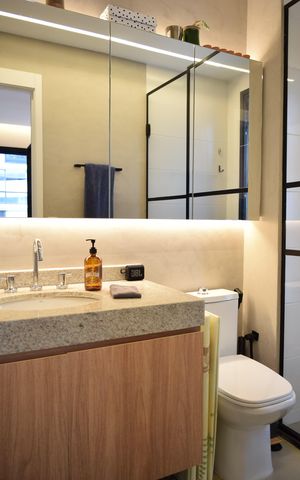Apartamento à venda com 67m², 2 quartos e 1 vagaBanheiro da Suíte