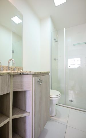 Apartamento à venda com 84m², 2 quartos e 1 vagaBanheiro Suíte 1