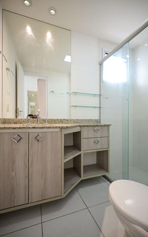 Apartamento à venda com 84m², 2 quartos e 1 vagaBanheiro Suíte 2