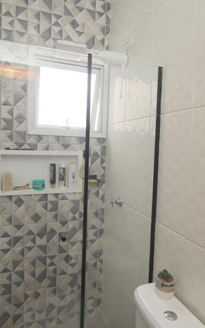 Apartamento à venda com 75m², 3 quartos e 1 vagaBanheiro da Suíte