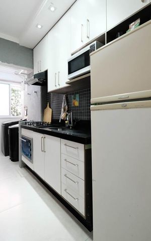 Apartamento à venda com 73m², 3 quartos e 1 vagaCozinha e Área de Serviço