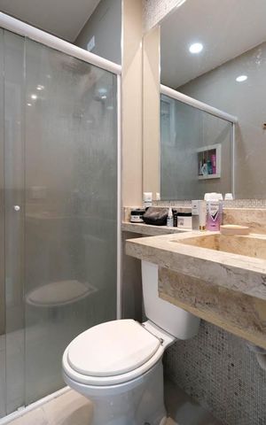 Apartamento à venda com 73m², 3 quartos e 1 vagaBanheiro