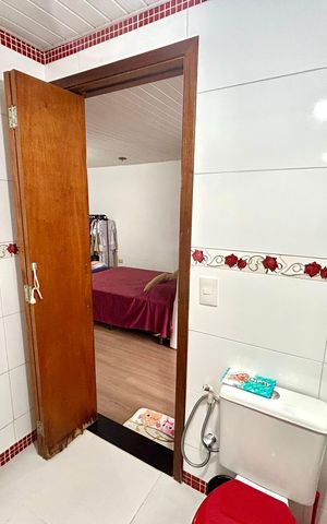 Casa à venda com 202m², 5 quartos e 2 vagas Casa à venda com 202m², 5 quartos e 2 vagasBanheiro da Suíte