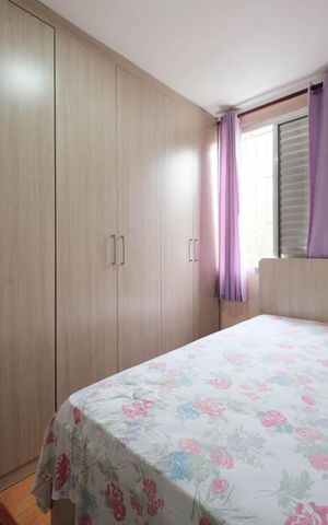 Apartamento à venda com 44m², 2 quartos e 1 vagaQuarto 2