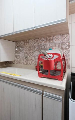 Apartamento à venda com 44m², 2 quartos e 1 vagaCozinha e Área de Serviço