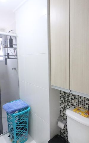 Apartamento à venda com 84m², 3 quartos e 1 vagaBanheiro da Suíte 1