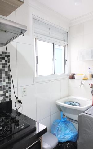 Apartamento à venda com 84m², 3 quartos e 1 vagaCozinha e Área de Serviço