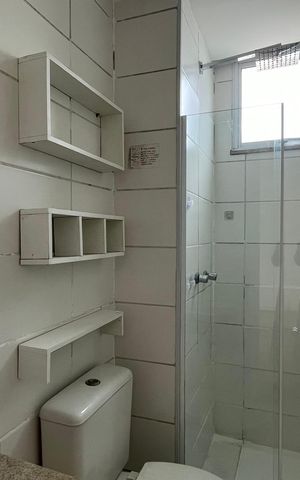Apartamento para alugar com 48m², 2 quartos e 1 vaga Apartamento para alugar com 48m², 2 quartos e 1 vagaBanheiro