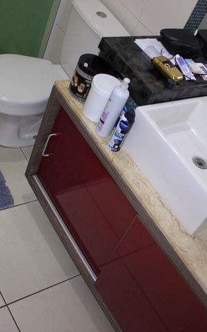 Apartamento à venda com 151m², 3 quartos e 2 vagasBanheiro da Suíte 1