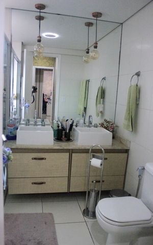 Apartamento à venda com 151m², 3 quartos e 2 vagasBanheiro da Suíte 3