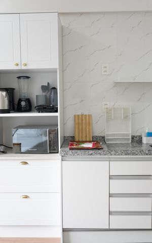 Studio à venda com 29m², 1 quarto e sem vagaCozinha
