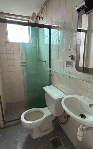 Apartamento para alugar com 61m², 2 quartos e sem vagaBanheiro