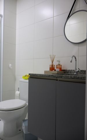 Apartamento à venda com 75m², 3 quartos e 2 vagasBanheiro Social