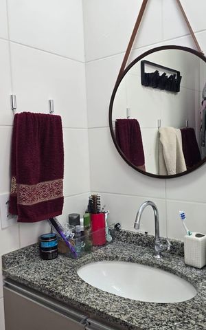 Apartamento à venda com 75m², 3 quartos e 2 vagas Apartamento à venda com 75m², 3 quartos e 2 vagasBanheiro da Suíte