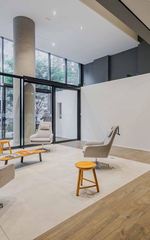 Studio à venda com 31m², 1 quarto e 1 vagaHall social