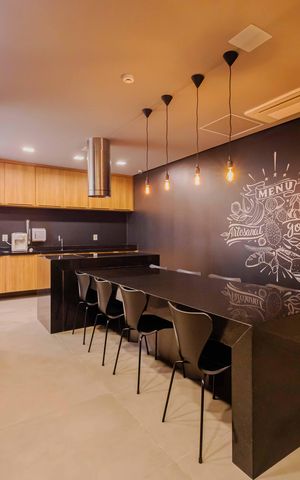 Studio à venda com 31m², 1 quarto e 1 vagaSalão de Festas