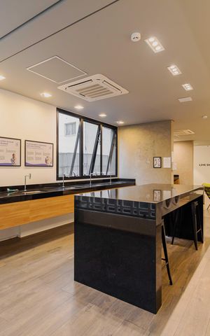 Studio à venda com 31m², 1 quarto e 1 vagaLavanderia