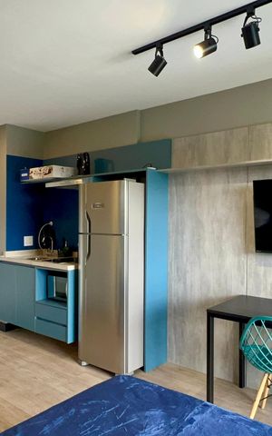 Studio à venda com 25m², 1 quarto e sem vaga Studio à venda com 25m², 1 quarto e sem vagaStudio