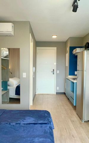 Studio à venda com 25m², 1 quarto e sem vaga Studio à venda com 25m², 1 quarto e sem vagaStudio