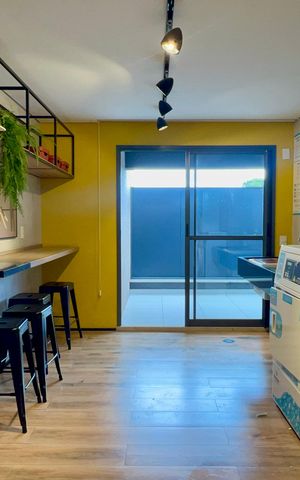 Studio à venda com 25m², 1 quarto e sem vaga Studio à venda com 25m², 1 quarto e sem vagaLavanderia
