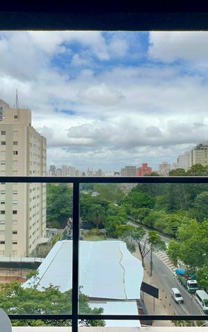 Studio à venda com 25m², 1 quarto e sem vaga Studio à venda com 25m², 1 quarto e sem vagaVaranda