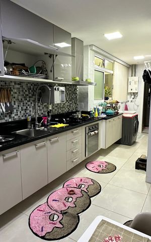 Apartamento à venda com 191m², 3 quartos e 3 vagas Apartamento à venda com 191m², 3 quartos e 3 vagasCozinha