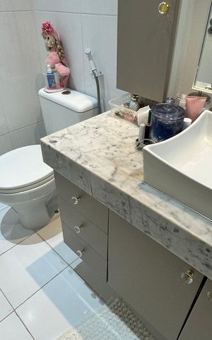 Apartamento à venda com 191m², 3 quartos e 3 vagas Apartamento à venda com 191m², 3 quartos e 3 vagasBanheiro do Quarto 3