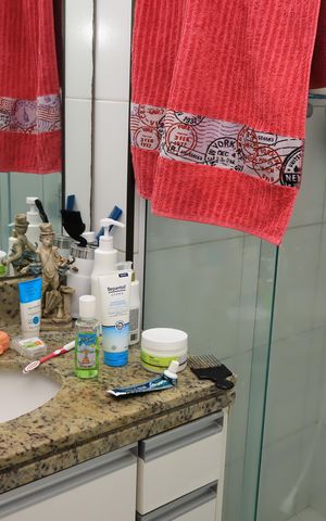 Apartamento para alugar com 81m², 2 quartos e 2 vagasBanheiro da Suíte
