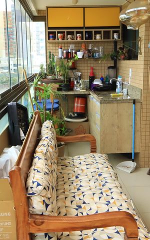 Apartamento para alugar com 81m², 2 quartos e 2 vagasVaranda da Sala