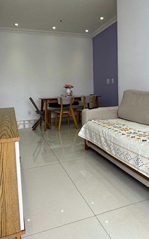 Apartamento à venda com 55m², 2 quartos e 1 vagaSala