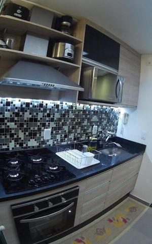 Apartamento à venda com 61m², 2 quartos e 1 vagaCozinha