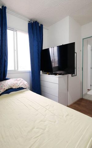 Apartamento à venda com 34m², 2 quartos e sem vagaQuarto 2