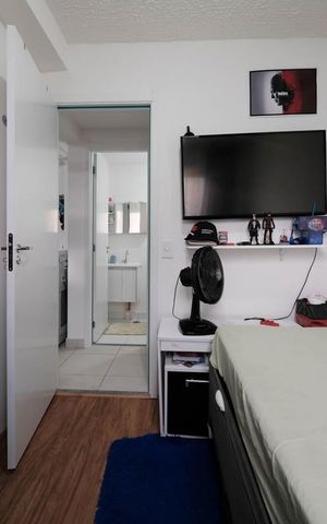Apartamento à venda com 34m², 2 quartos e sem vagaQuarto 1