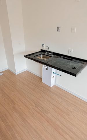 Studio para alugar com 25m², 1 quarto e sem vaga Studio para alugar com 25m², 1 quarto e sem vagaCozinha