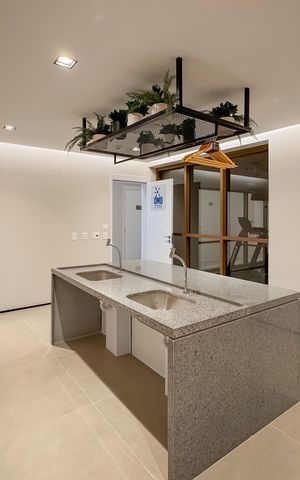 Studio para alugar com 25m², 1 quarto e sem vaga Studio para alugar com 25m², 1 quarto e sem vagaLavanderia