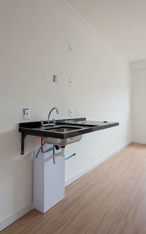 Studio para alugar com 25m², 1 quarto e sem vaga Studio para alugar com 25m², 1 quarto e sem vagaCozinha
