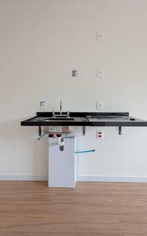 Studio para alugar com 25m², 1 quarto e sem vaga Studio para alugar com 25m², 1 quarto e sem vagaCozinha
