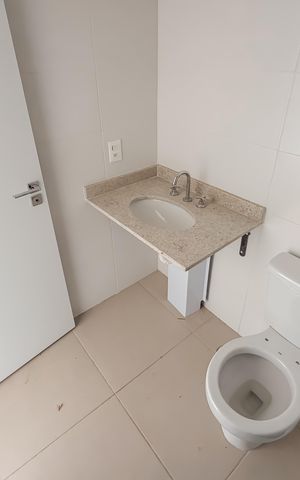 Studio para alugar com 25m², 1 quarto e sem vaga Studio para alugar com 25m², 1 quarto e sem vagaBanheiro