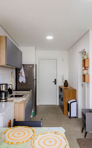 Studio à venda com 27m², 1 quarto e sem vaga Studio à venda com 27m², 1 quarto e sem vagaStudio