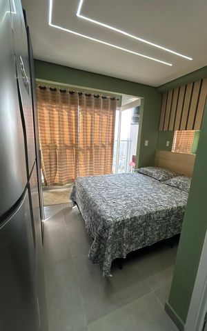 Studio à venda com 17m², 1 quarto e sem vaga