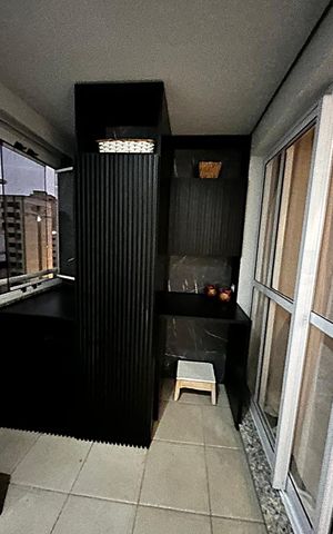 Apartamento para alugar com 40m², 1 quarto e 1 vaga Apartamento para alugar com 40m², 1 quarto e 1 vagaVaranda