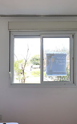Apartamento à venda com 38m², 1 quarto e sem vagaJanela da sala