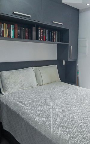 Studio à venda com 40m², 1 quarto e 1 vagaSuíte